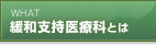 緩和支持医療科とは