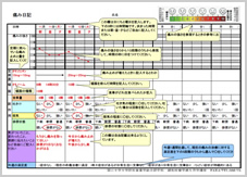 痛み日記解説シート